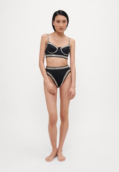 Norma Kamali STUD UNDERWIRE BRA - Vrchný diel bikín - black