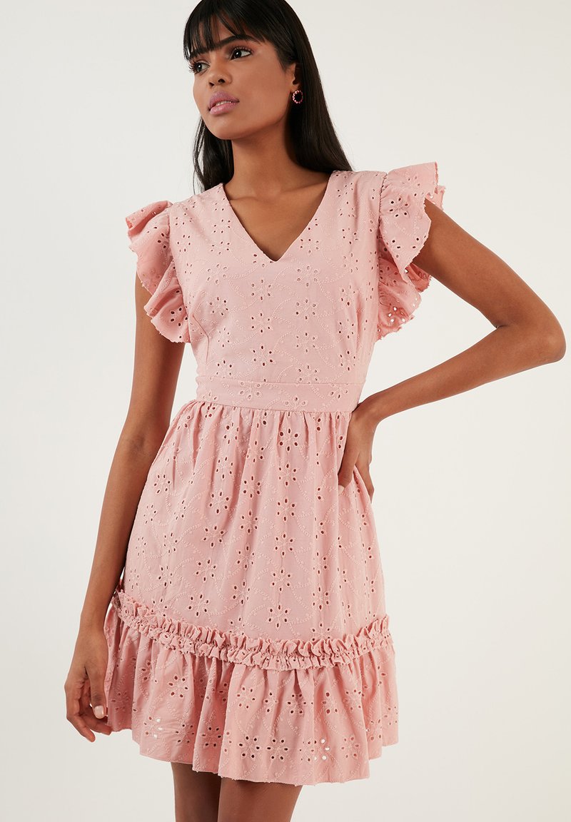 LELA - REGULAR FIT - Freizeitkleid - powder pink, Vergrößern