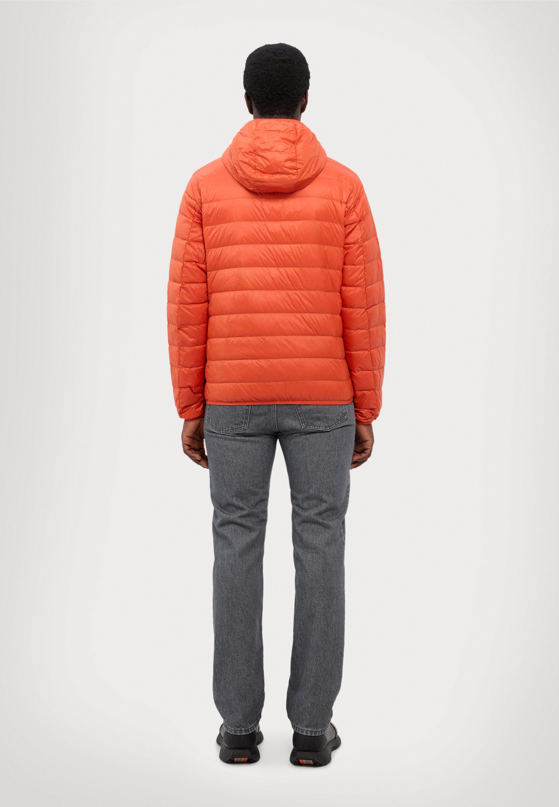 EA7 Emporio Armani TRAIN CORE - Down jacket - orange/red - Zalando