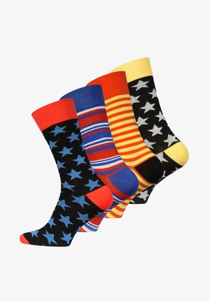 Trend 4 Paar "Stars and Stripes" - Socken - bunt