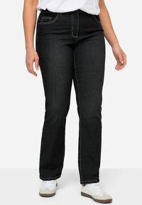 Angel of Style - PAULA STRETCHKOMFORT 5-POCKET - Jeans Bootcut - black Thumbnail-Bild 1