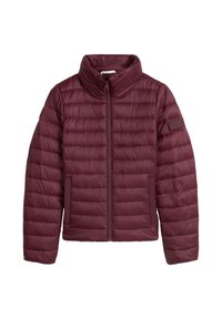 STAND UP COLLAR SMALL CHAMBERS WELT POCKETS - Ελαφρύ μπουφάν - aubergine red