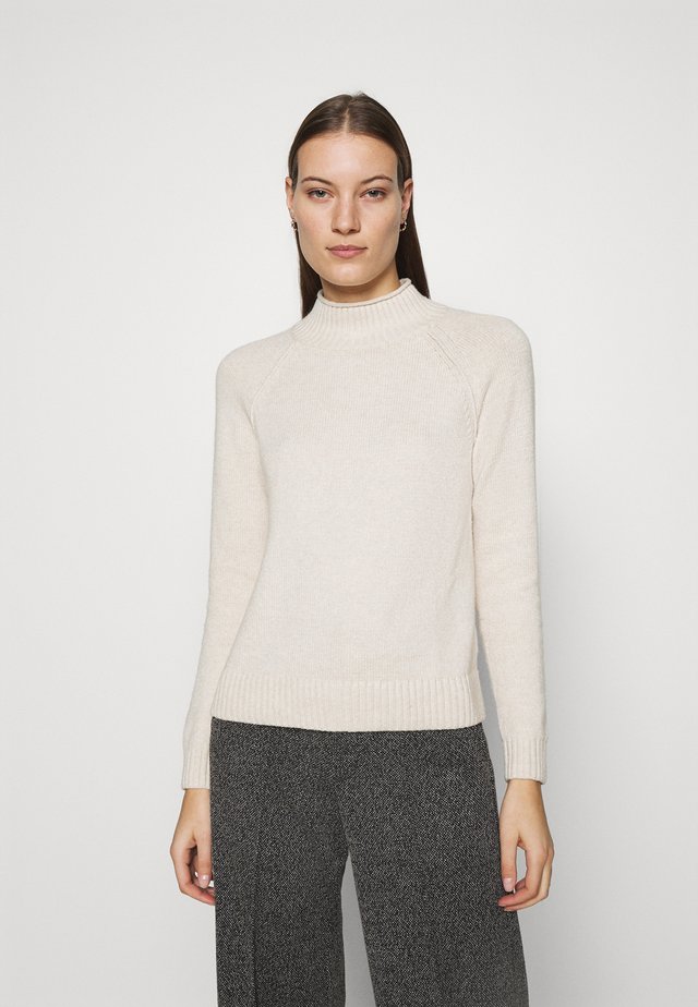 DOORBUSTER FUNNEL NECK SOLIDS - Neule - oatmeal