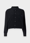 CROPPED DAD SHIRT - Marškiniai - denim black