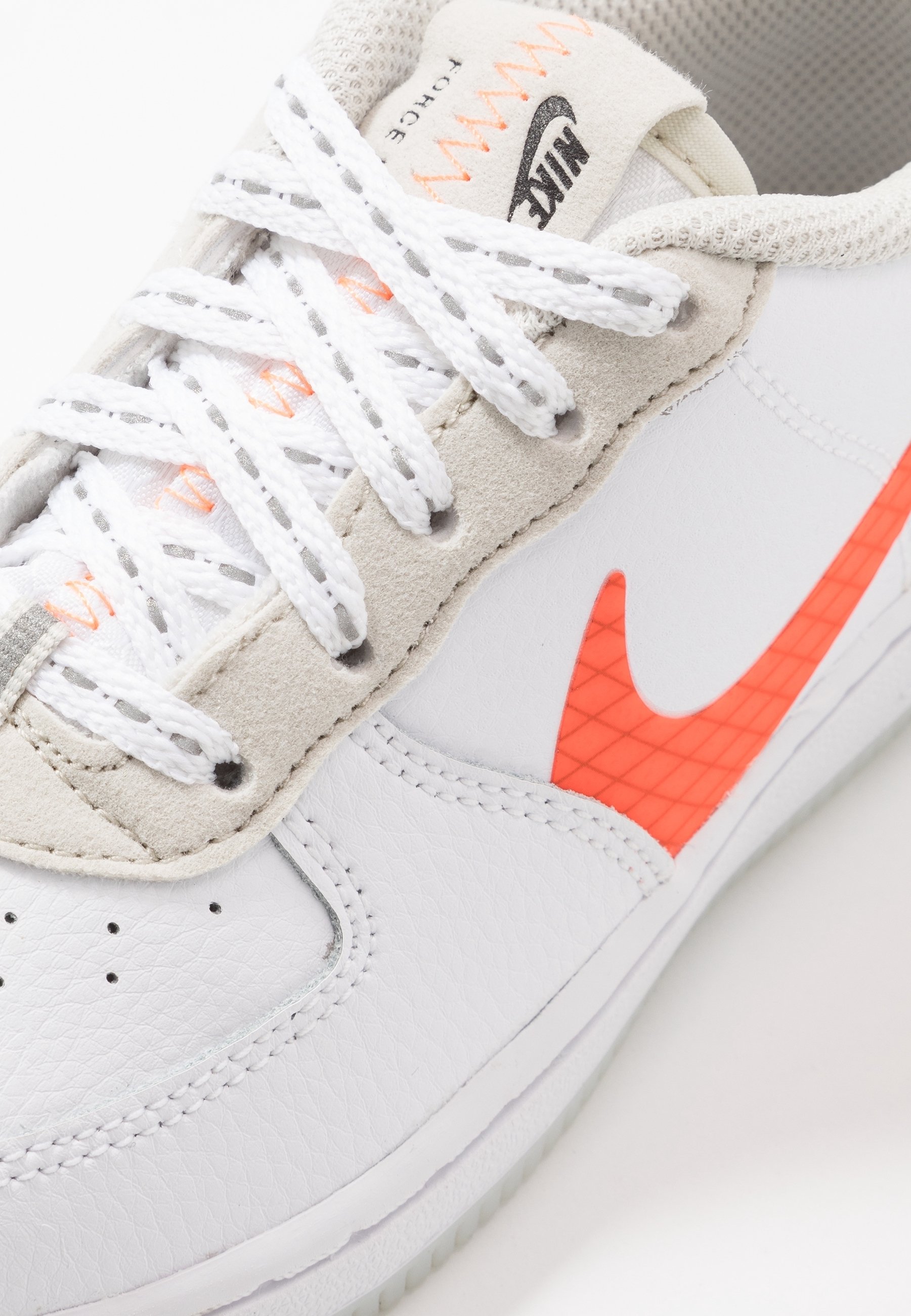 nike sneakers orange white