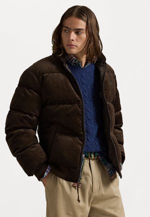 CORDUROY DOWN JACKET
 - Winter jacket - dark beech