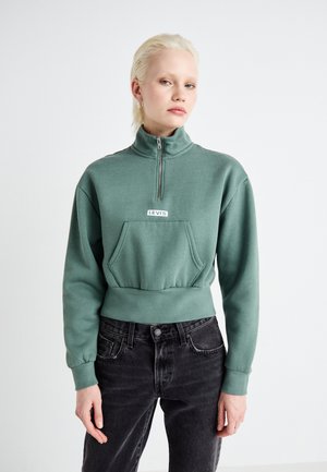 LSEGRAPHIC SARA 1/4 ZIP - Pusa - dark forest