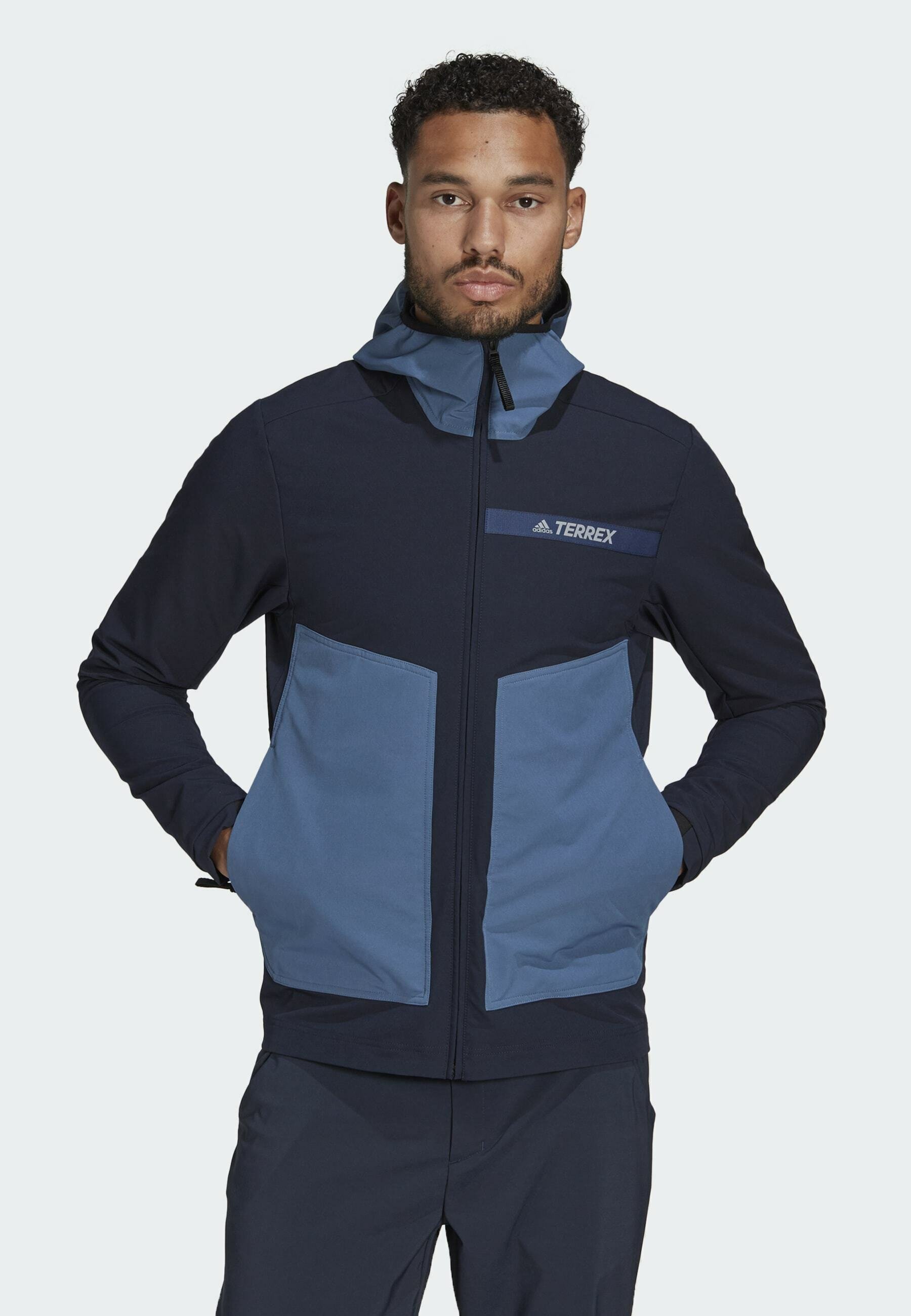 Adidas Terrex Softshelljacke - blue/blau