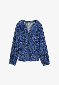 Unselected, navy watercolor squares design