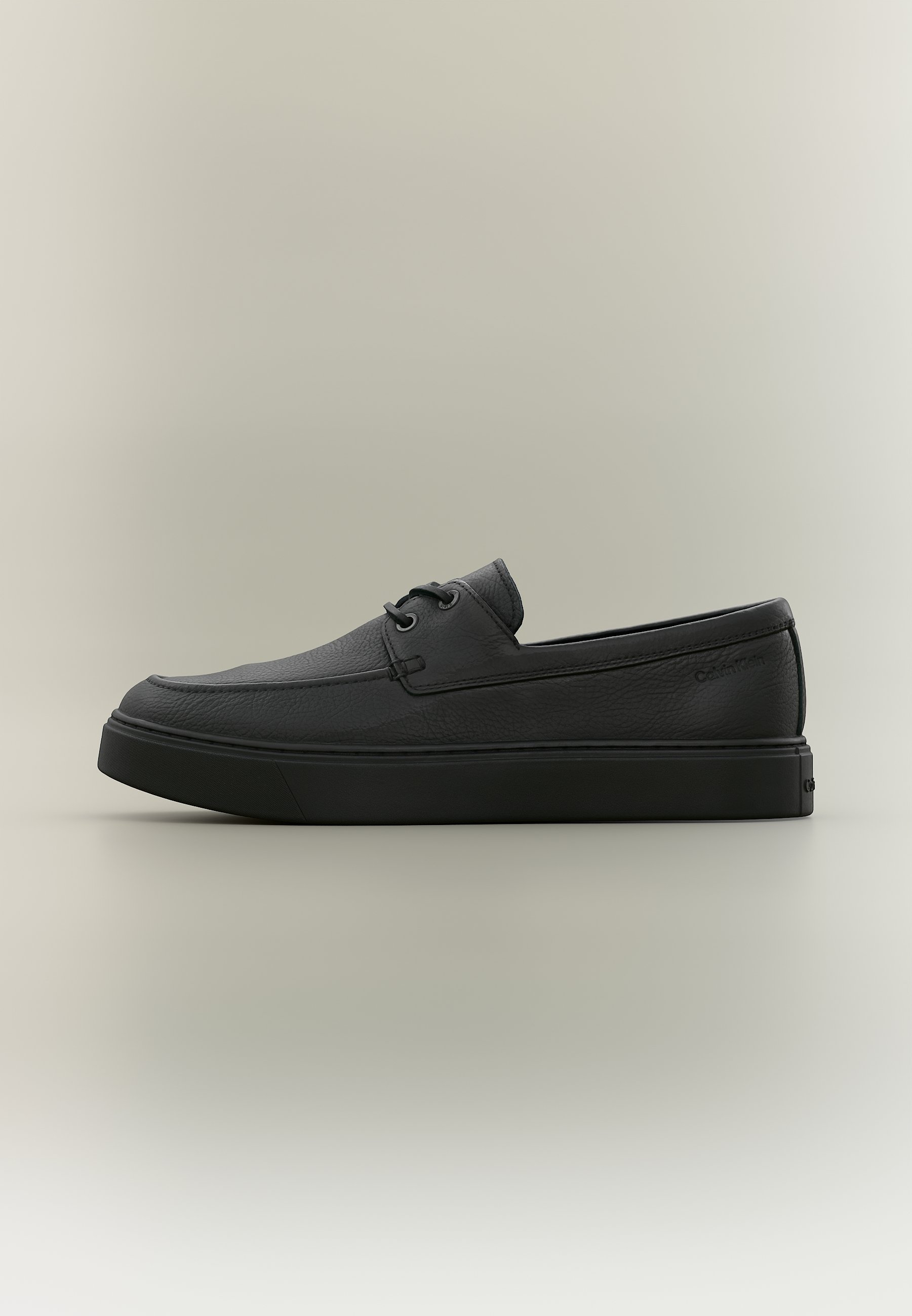 Calvin Klein HYBRID CLEAN - Volnočasové šněrovací boty - triple black