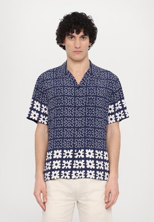VINTAGE FLOWER SHIRT  - Button down-skjorte - midnight blue