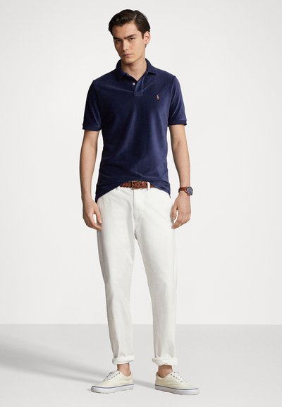 Polo Ralph Lauren CLASSIC FIT KNIT CORDUROY POLO SHIRT - Polo shirt - newport navy