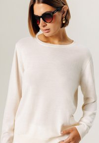 Rodier ROUND-NECK - Strickpullover - blanc