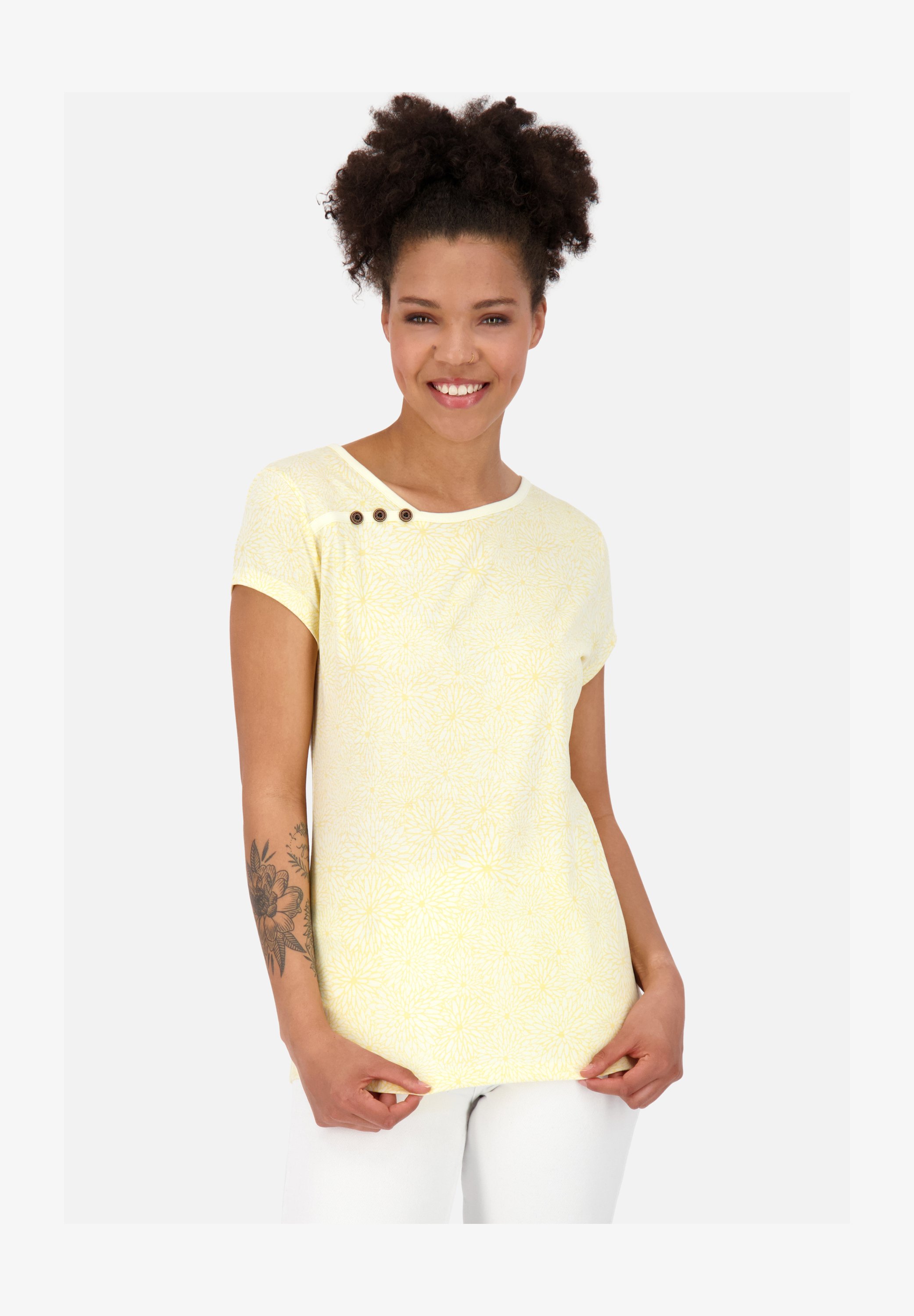 T-shirt Donna Alife & Kickin Kikoak A, Maniche Corte, Girocollo, Vestibilità Comoda, Colore Neutro