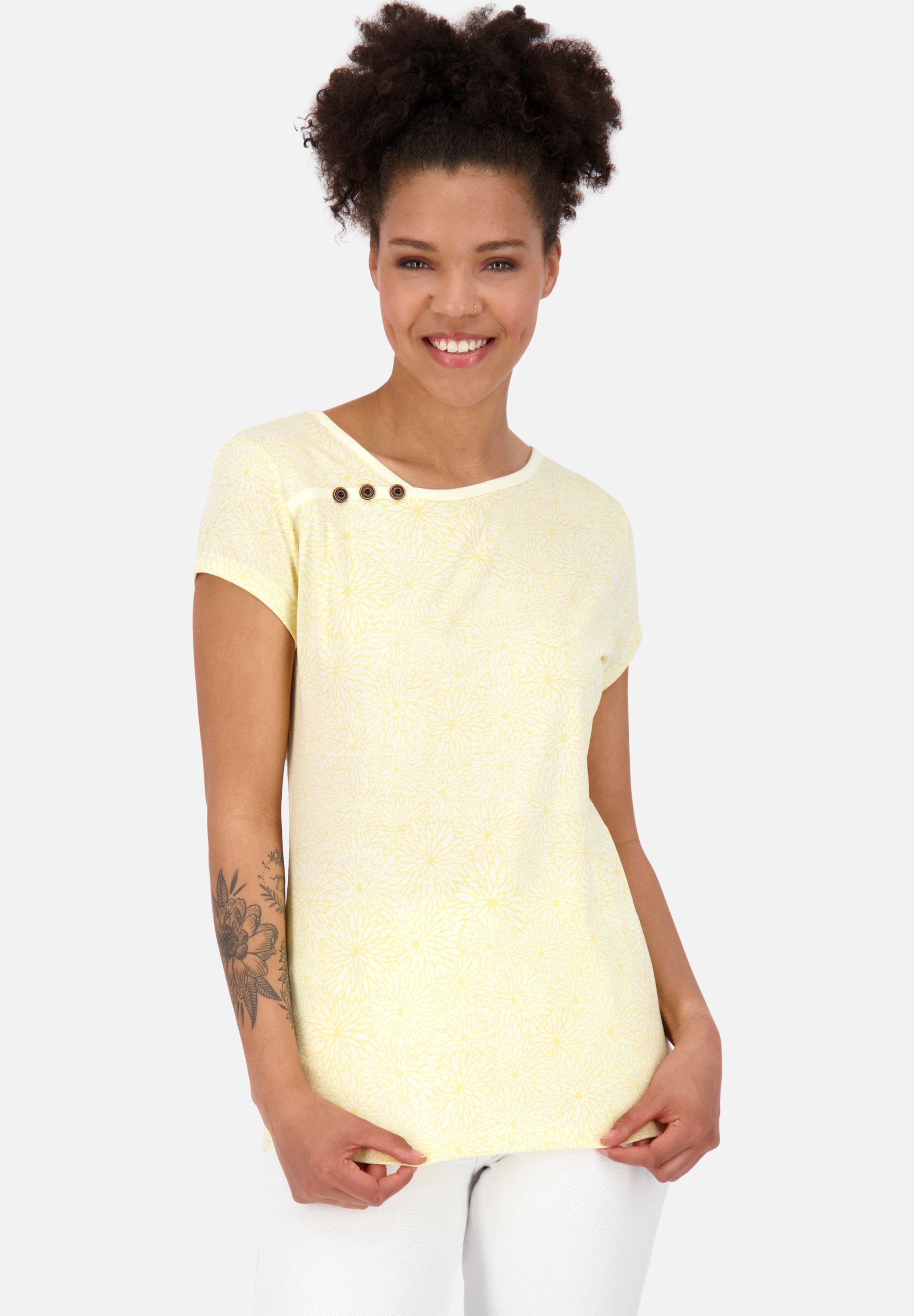T-shirt Donna Alife & Kickin Kikoak A, Maniche Corte, Girocollo, Vestibilità Comoda, Colore Neutro
