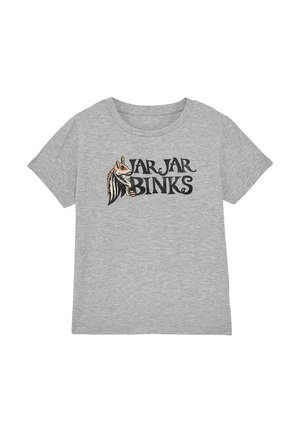 Star Wars STAR WARS JAR JAR BINKS    MOTTLED GREY - Print T-shirt - mottled grey