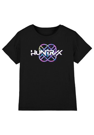 K-POP DEMON HUNTERS - HUNTRIX PASTEL LOGO - Print T-shirt - black