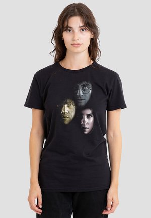 Cotton Soul, HARRY POTTER HERO HEADS - T-Shirt print - black