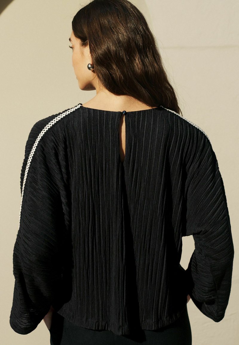 Next LONG SLEEVE TRIM - Pluus - black