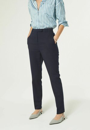 TAILORED SLIM  - Nohavice chinos - navy