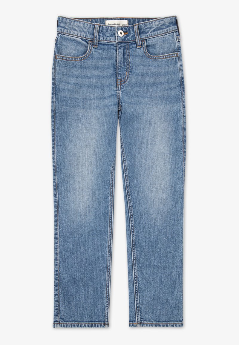 Abercrombie & Fitch HIGH RISE 90S STRAIGHT - Jean droit - twilight