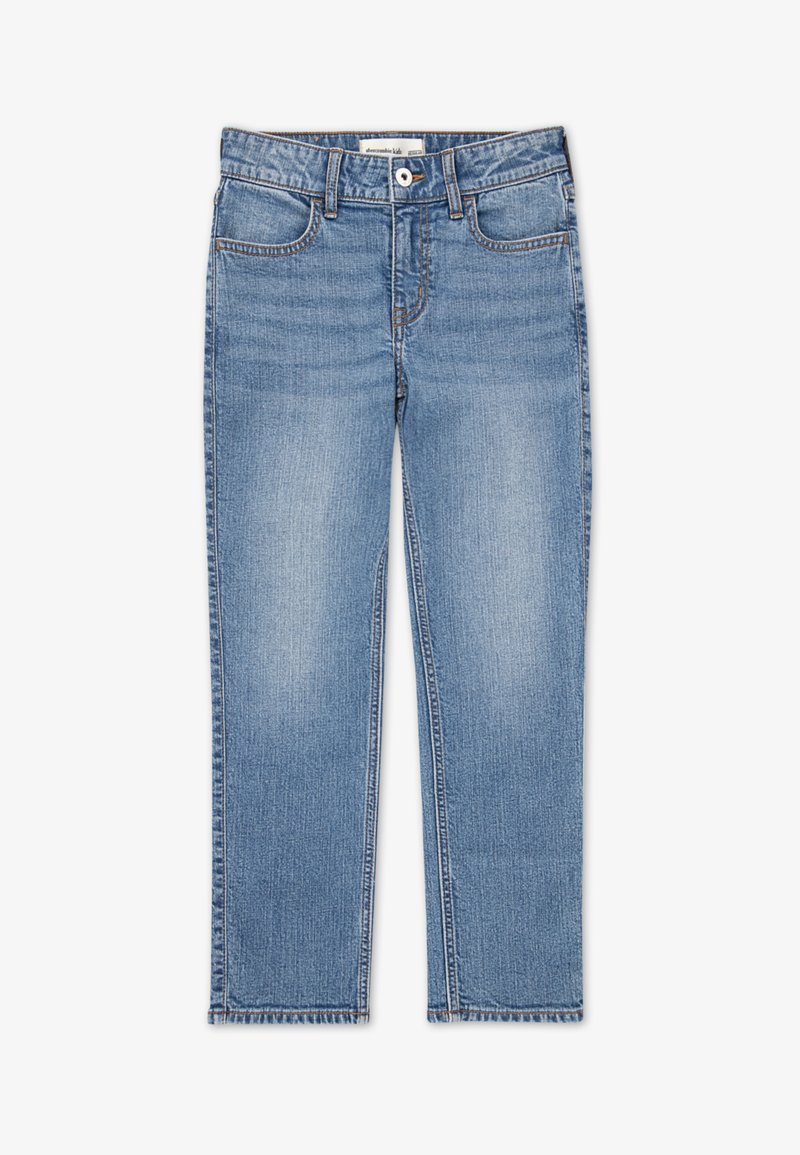 Abercrombie & Fitch HIGH RISE 90S STRAIGHT - Jean droit - twilight