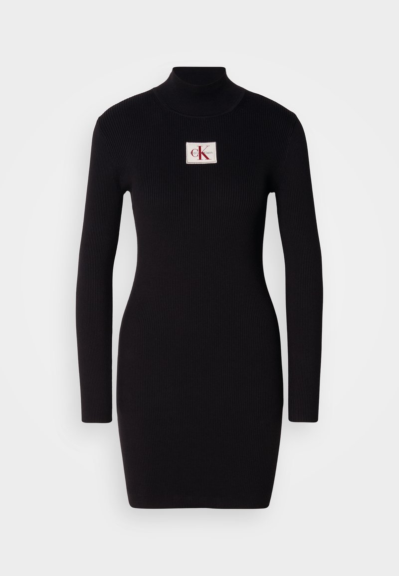 Calvin Klein Jeans Gebreide jurk zwart