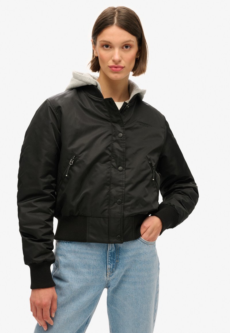Superdry & Co Bomberjakke - black