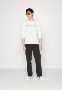 Marc O'Polo LONG SLEEVE CLASSIC - Camisola de manga comprida - white