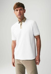 Next SMART COLLAR - Poloshirts - white check