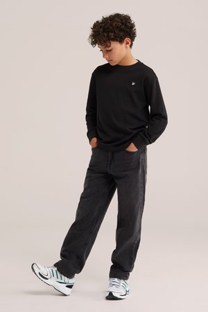 WE Fashion, BLUE RIDGE - Jeans Straight Leg - dark grey