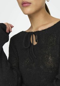 ONLY ONLMISTY STRING - Pullover - black