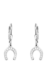 HORSESHOE - Örhänge - silver coloured