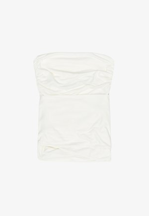 BIMBA Y LOLA, BIMBA Y LOLA TOP PALABRA DE HONOR FRUNCIDO BLANCO - Top - blanco