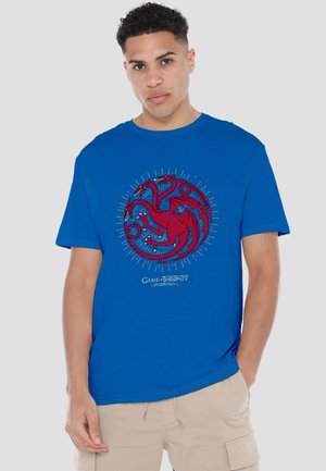 Cotton Soul, GAME OF THRONES TARGARYEN BURST SIGIL - T-Shirt print - royal blue
