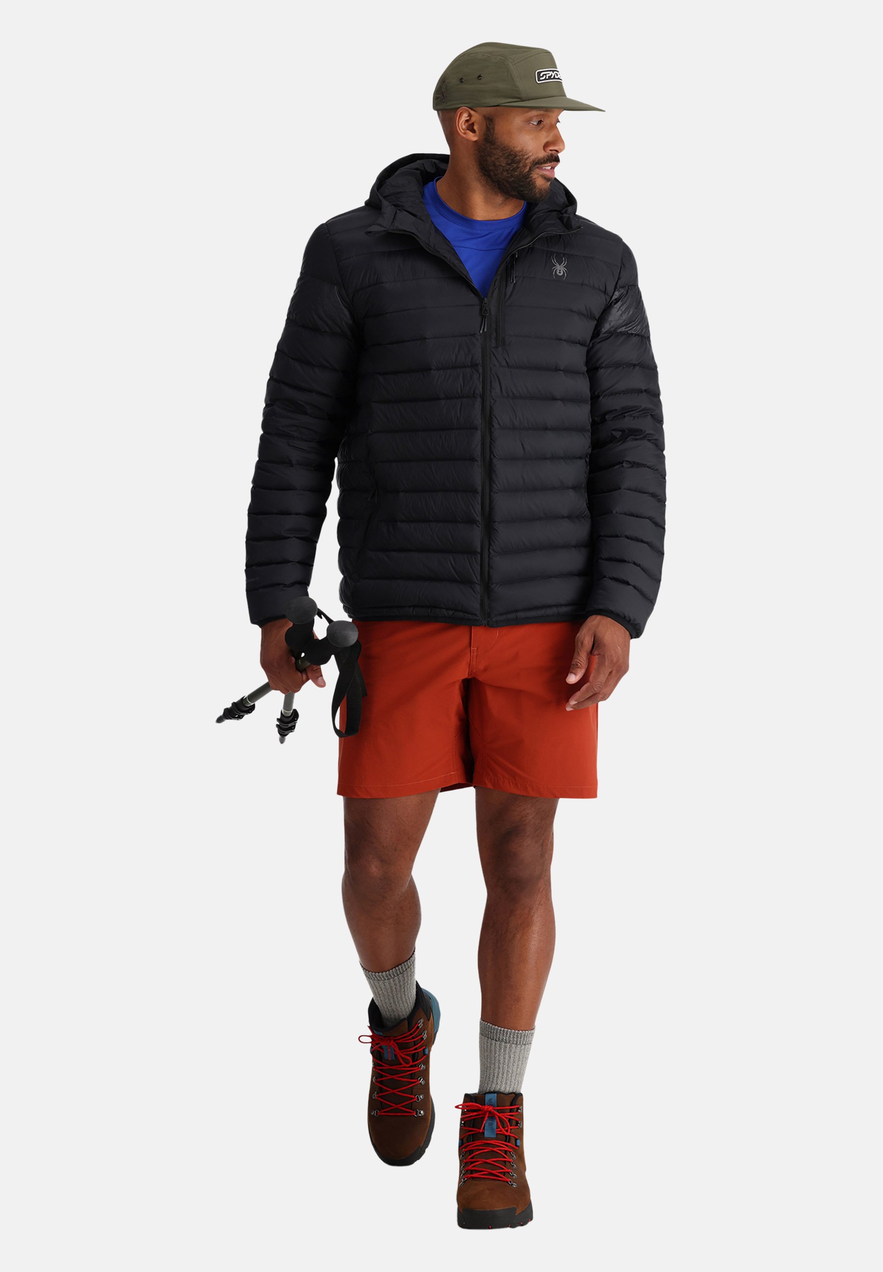 Spyder ZENITH HOODED - Down jacket - black - Zalando