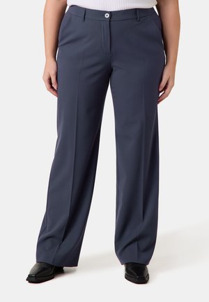 KOMBI GEPFLEGTE MIT WEITEM  CARLOTTA
 - Trousers - dark lake blue