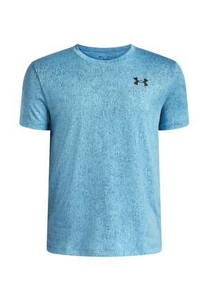 Under Armour, TECH PIXELATE - Sports T-shirt - fresco blue