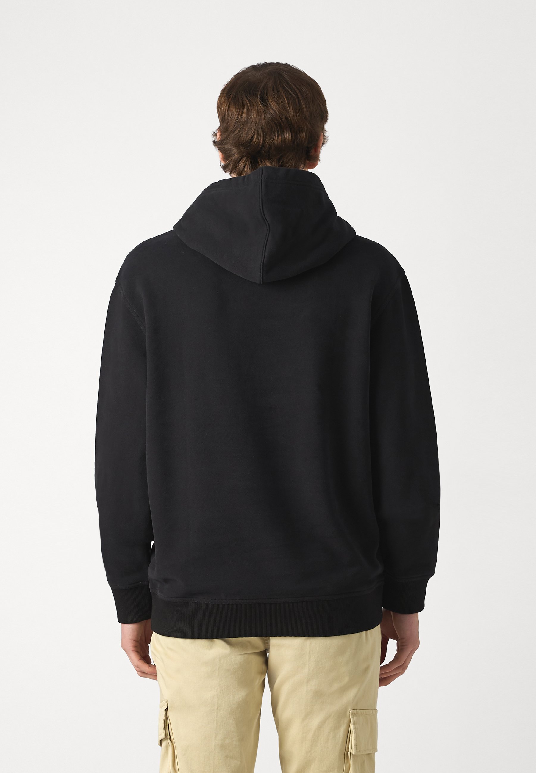 カルバン クライン   Embroidery Hoodie （BLACK） Calvin Klein Jeans EMBROIDERY PATCH HOODIE - Sweatshirt
