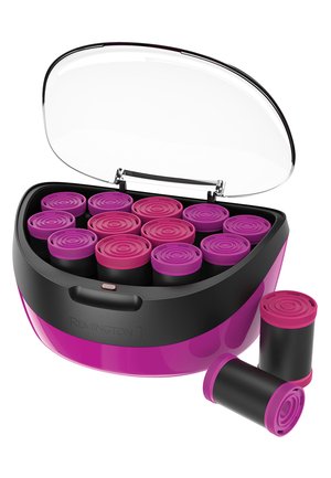 H5670 E51 JUMBO ROLLERS - Hårstyling-accessories - anthrazit/lila