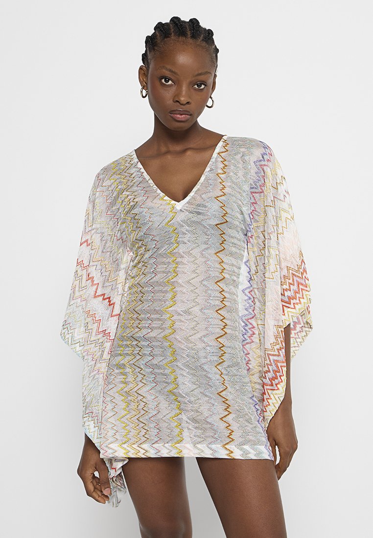 Missoni Gebreide jurk meerkleurig Missoni Gebreide jurk meerkleurig