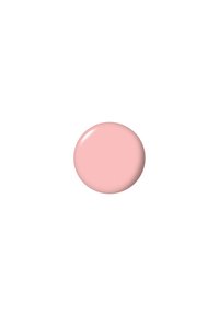 Lichtroze ronde kleurstaal met een glanzende afwerking, een gladde textuur en een gelijkmatige kleurverdeling tegen een witte achtergrond.