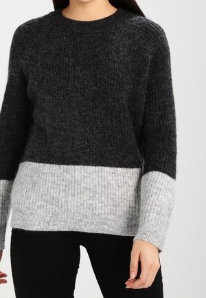 Strickpullover - black