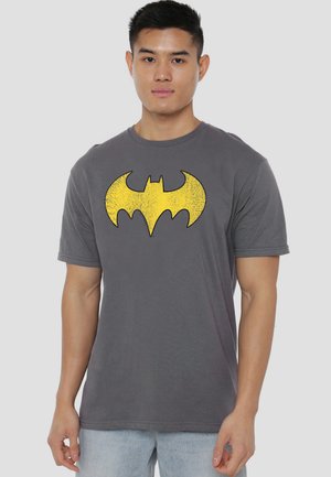 Cotton Soul, DC BATGIRL LOGO DISTRESSED - Print T-shirt - anthracite