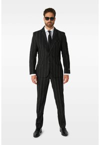 PINSTRIPE GLOW IN THE DARK - Suit - black