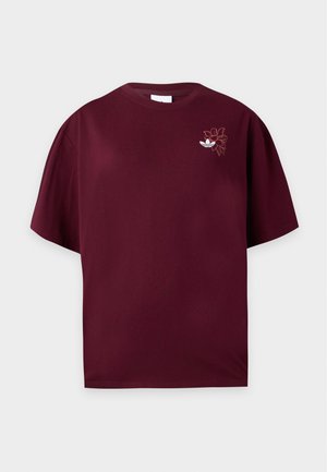 adidas Originals, TEE - T-shirt imprimé - maroon