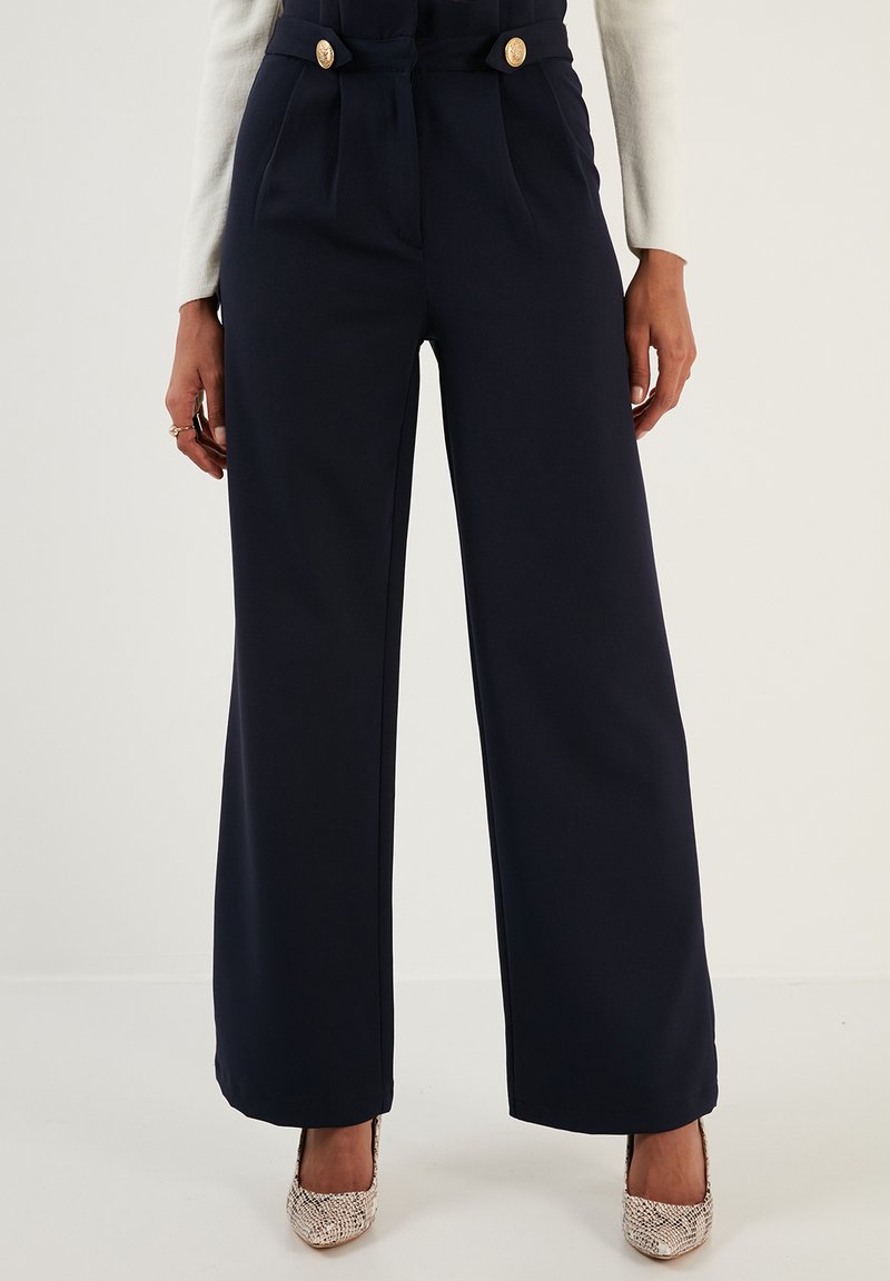 LELA REGULAR FIT - Broek - dark blue