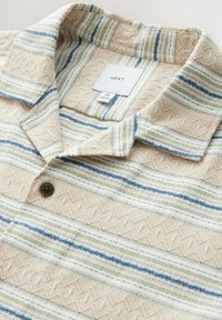 REGULAR FIT - TEXTURED STRIPE SHORT SLEEVE - Cămașă - neutral