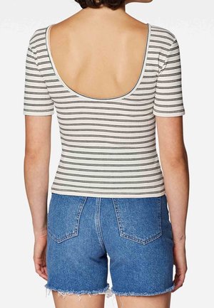 T-shirt med print - black