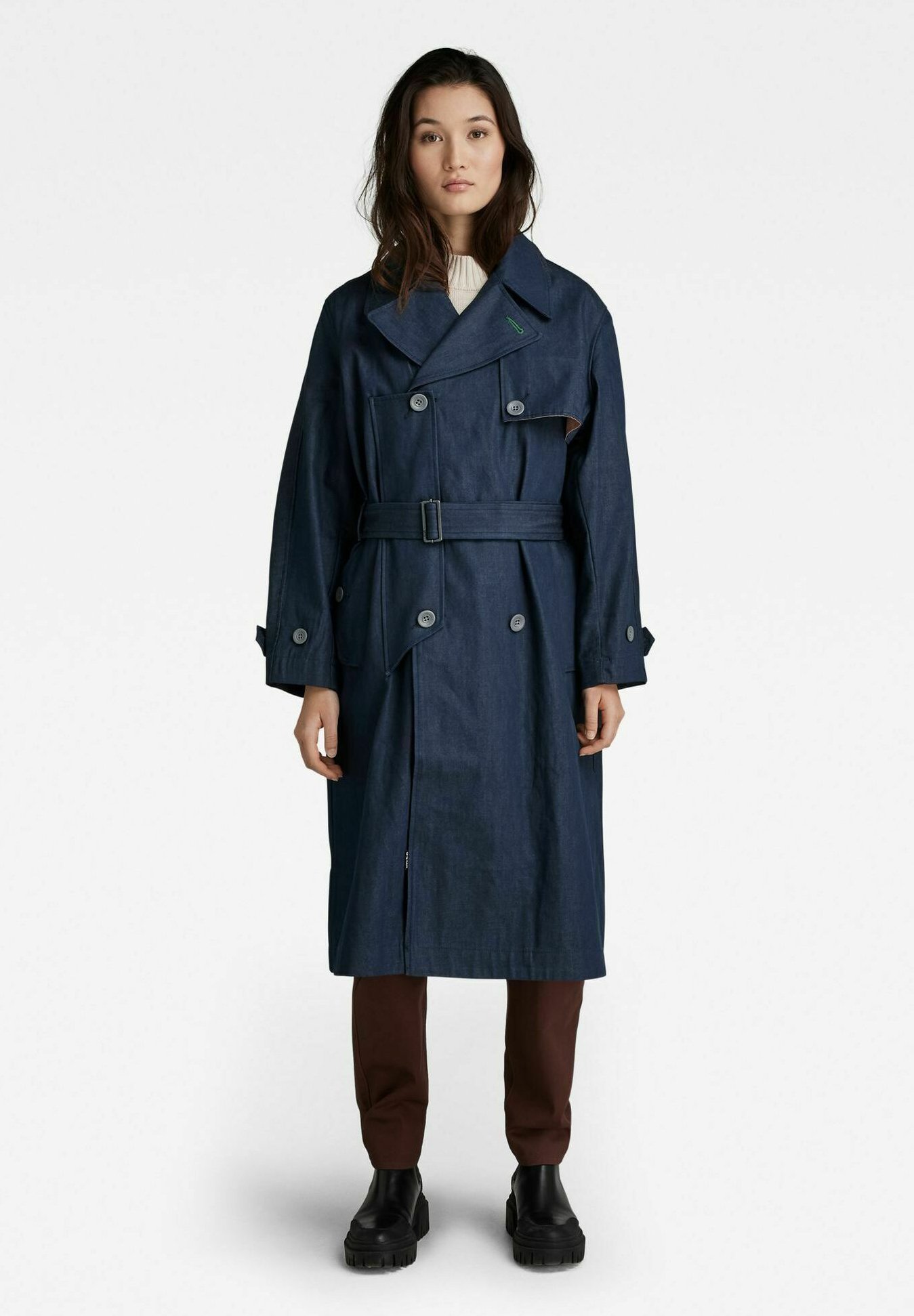G-Star HIGH - Trenchcoat - raw denim 